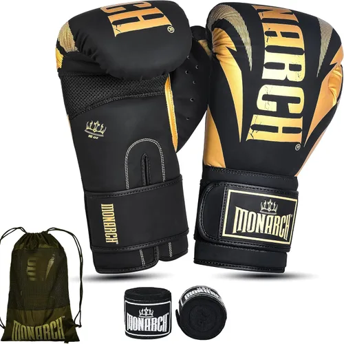 Miniatura 8 de Guantes de boxeo para hombres y mujeres con envolturas de mano para boxeo, Muay Thai, kickboxing, saco de boxeo, entrenamiento de entrenamiento