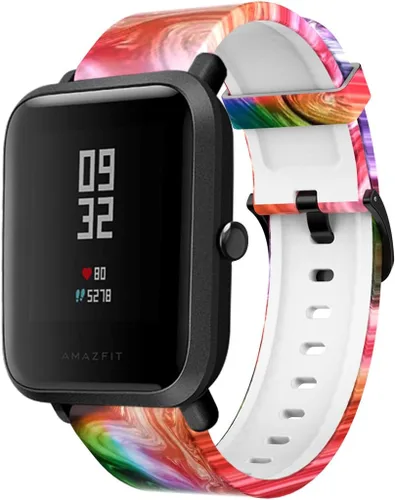 Compatible con Amazfit Active 2 Square/Active 2 1/GTS 4 mini 4 3 2 2e 2 Mini/GTR 1.654 in/Bip 3 pro/Bip U pro/Bip S/Bip Lite correas de repuesto de