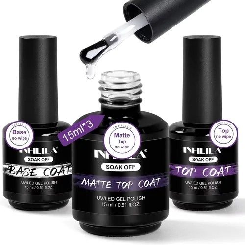 Miniatura 10 de NXJ INFILILA Gel de uñas de polietileno con purpurina, colores azul bebé, extensión de gel de poliéster para mejorar las uñas, engrosamiento
