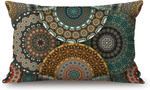 Miniatura 13 de Solekla Fundas de Cojines Decorativos de Granja para Exteriores para Sofá Cama Patrón de Perro Dachshund Weiner Funda de Almohada de Decoración