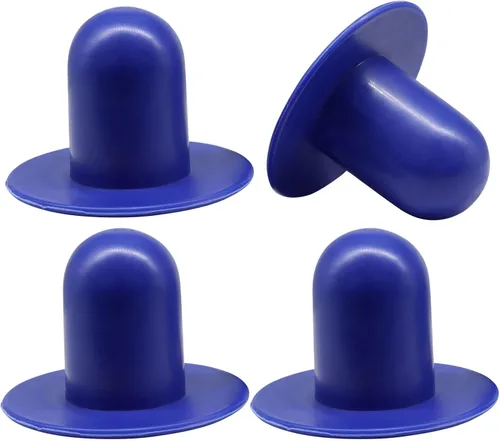 4 piezas de repuesto de enchufe de piscina, tapones de tapón de piscina azul para piscina de suelo, tapones de agujero de pared compatibles con