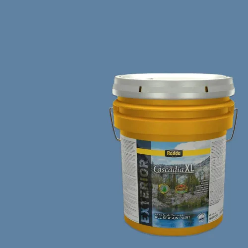 Miniatura 37 de Rodda Paint CASCADIA XL Pintura e imprimación satinada exterior en uno, cuarto de galón, Aquafir