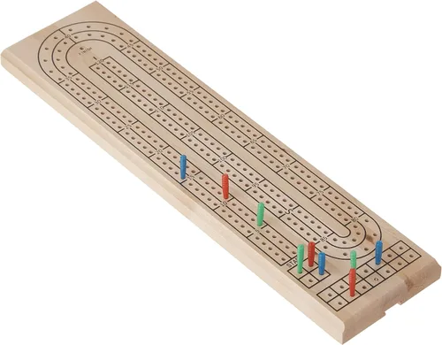 Miniatura 3 de CHH Juego de mesa de madera natural de 2 pistas