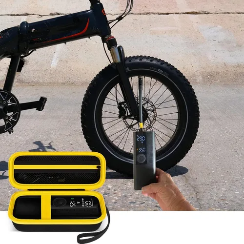 Miniatura 8 de Estuche Portátil para Compresor de Aire, Bolsa de Almacenamiento para Inflador de Neumáticos de 120 PSI, Inflador de Neumáticos de Coche, Cremallera