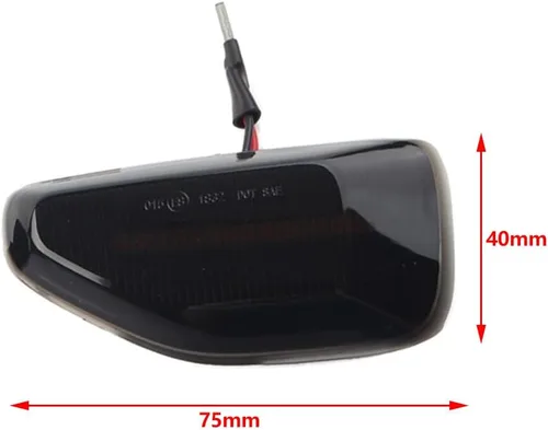 Miniatura 6 de LIRU - Luz intermitente LED ahumada para coche Dacia Logan II Sandero II 2012-2020