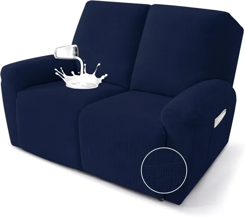 Miniatura 28 de MAXIJIN Fundas impermeables para sillas reclinables pequeñas de 3 piezas, fundas reclinables que se mantienen en su lugar, fundas reclinables Lazy