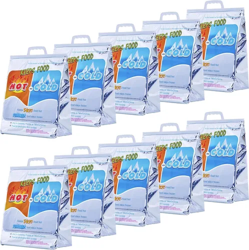 Miniatura 16 de Superio Bolsas aisladas para bebidas frías y calientes para entrega de alimentos, bolsas de compras de comestibles, almacenamiento de alimentos