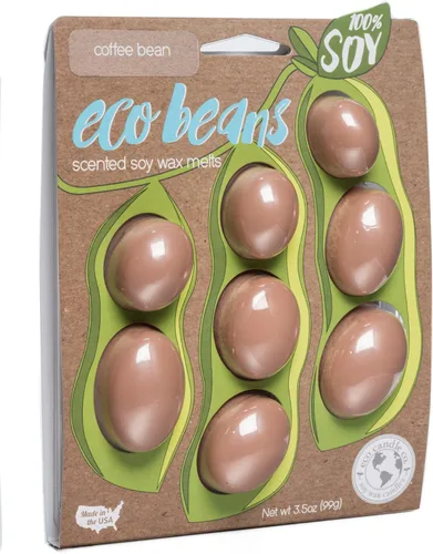 Miniatura 8 de Eco Candle Co. Eco Beans Wax Melts - Paquete de 2 unidades, ámbar vintage, 3.5 onzas, aromas de resina de madera, nuez moscada, canela y vainilla