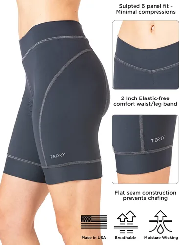 Miniatura 3 de Terry Bike Shorts Women Padded, Breakaway Shorts for Women Cycling Shorts with Padding Bicycle Clothes