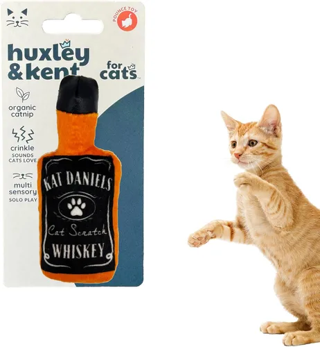 Miniatura 11 de Huxley & Kent Juguete de peluche para gatos, Toto's Pawdka, relleno de hierba gatera fuerte, juguete interactivo de felpa para gatitos y gatos