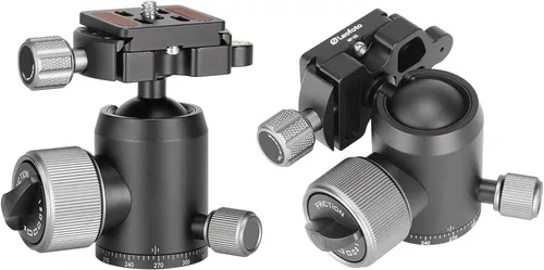 Miniatura 9 de Leofoto LX-224CT+XB-32Q Trípode de viaje, serie urbana, fibra de carbono, secciones de 4 patas, portátil y ligero, pierna reversible y columna