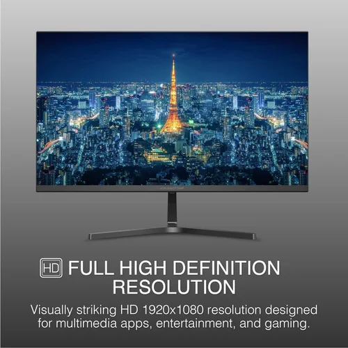 Miniatura 2 de Packard Bell Monitor airFrame FHD de 21 pulgadas, 1920x1080, Ultrawide, compatible con montaje VESA, ajuste de inclinación, HDMI/VGA, bisel delgado