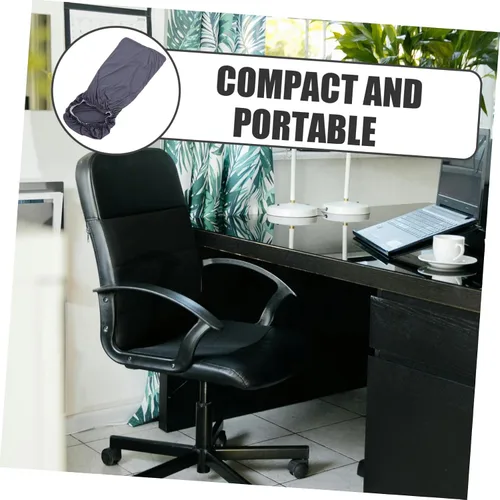 Miniatura 6 de Homoyoyo Funda para silla de juegos de respaldo alto, sillas de oficina con respaldo alto, color azul, juego de 4 fundas giratorias para sillas