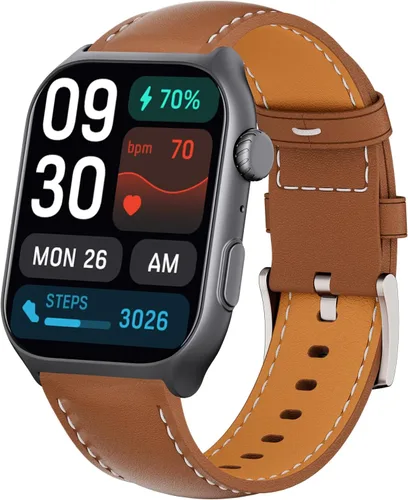 Miniatura 11 de YMS Reloj inteligente Android para mujer, 2.0 pulgadas, IP68 impermeable, reloj de fitness con Bluetooth (respuesta/llamada), monitor de frecuencia