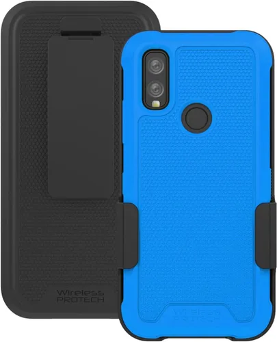 Miniatura 12 de Funda compatible con Kyocera DuraSport Phone Modelo C6930. Funda giratoria resistente con clip para cinturón y funda de TPU flexible y resistente