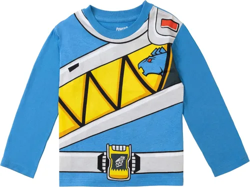 Miniatura 3 de Power Rangers Blue Ranger Red Ranger Zach Paquete de 3 camisetas de cosplay para niños pequeños a niños pequeños