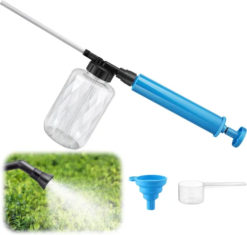 Qualirey Polvo de tierra de diatomeas, dispensador aplicador de polvos de jardín de 16.9 fl oz, polvo de polvo, aplicador de polvos para el hogar,