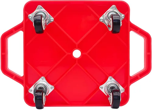 Miniatura 5 de Tabla de sentarse para niños con ruedas universales – Scooter de plástico de seguridad para niños de 6 a 12 años – Scooter deportivo manual con asas
