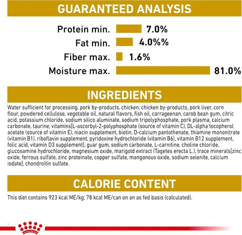 Miniatura 7 de Royal Canin Breed Health Nutrition Pomeranian Adulto Loaf en Salsa Comida para Perros, 3 oz (Paquete de 24)