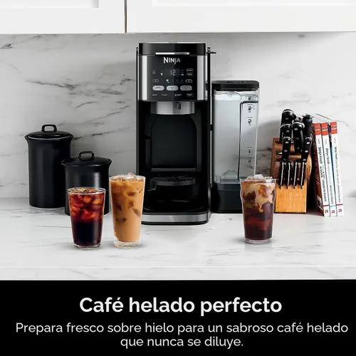 Miniatura 4 de Ninja Cafetera de goteo DualBrew Pro Café caliente y helado Compatible con cápsulas K-Cup 3 estilos de preparación (Clásico, Rico y Helado)