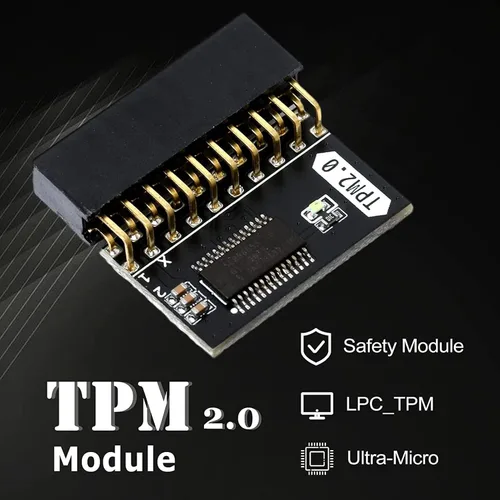 Miniatura 2 de Módulo de seguridad de cifrado TPM 2.0, procesador criptográfico independiente para, Win11