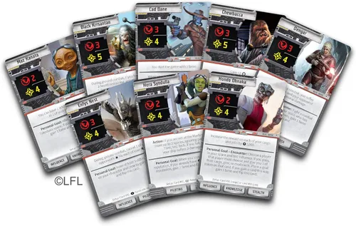Miniatura 4 de Asmodee Star Wars: Outer Rim - Expansión Negocios Pendientes - Juego de estrategia, juego de aventura para niños y adultos, mayores de 14 años, 1-4
