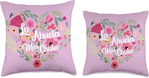Miniatura 3 de Regalos para Abuelita Abuelita Best Gifts for Abuelita - Almohada para Abuela Mas Chula, 16.0 x 16.0 in, multicolor