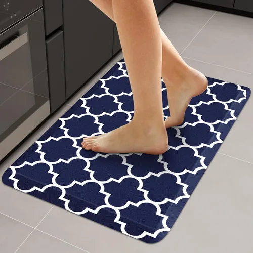 Miniatura 58 de WISELIFE - Tapete antifatiga para piso de 4/5 pulgadas, tapete de cocina antideslizante, impermeable, resistente, ergonómico, cómodo, duradero