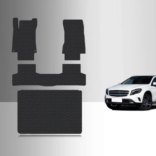 Miniatura 10 de TOUGHPRO Juego de accesorios de alfombrillas (primera fila + 2ª fila) para Mercedes Benz GLA180 GLA200 GLA250 GLA45 AMG