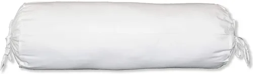 Saffron Fundas de almohada de cuello blanco y negro (blanco, 6 x 16 pulgadas)