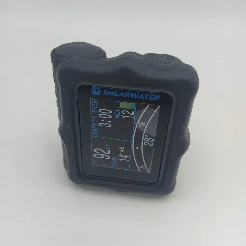 Miniatura 6 de Funda protectora de silicona para computadora de buceo Shearwater Perdix/Perdix 2/Perdix AI (Negro)