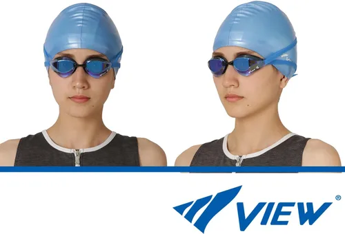 Miniatura 2 de Ver Equipo de natación V-230ASA Blade Orca SWIPE Antivaho Racing Gafas de natación Lente espejada ahumada/azul