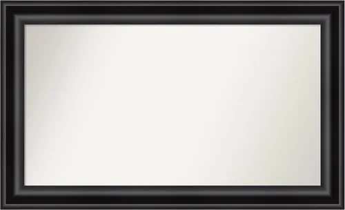 Miniatura 598 de Amanti Art Espejo personalizado, espejo de baño negro puente, espejo de pared o espejo de tocador de baño sobre el fregadero (26 x 26 pulgadas)