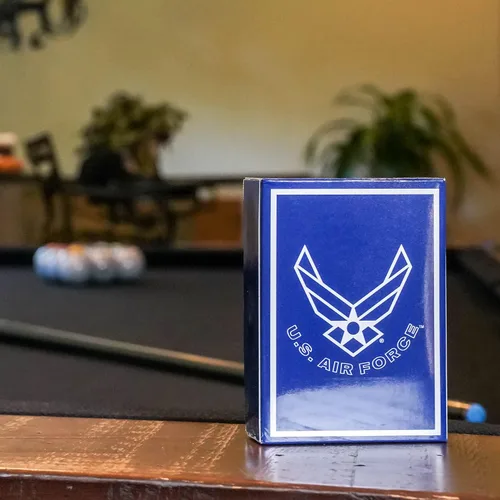 Miniatura 40 de Juego de regalo del ejército de los Estados Unidos Juego de cartas y dados Tarjetas de insignia de rango del ejército Regalos del ejército