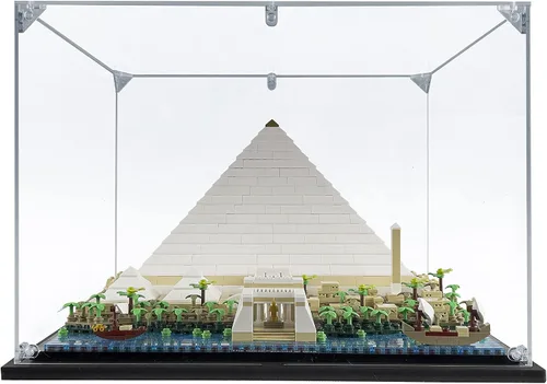 Miniatura 9 de Vitrina acrílica compatible con LEGO Taj Mahal #21056, vitrina a prueba de polvo (solo funda) (juegos de Lego no incluidos)