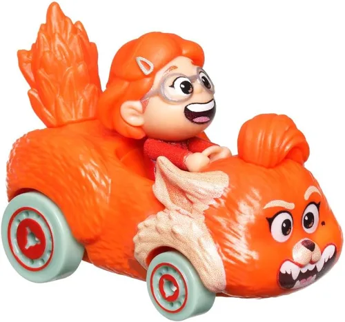 Miniatura 2 de Hot Wheels RacerVerse Mei with Red Panda Ming - Coche de juguete a escala 1:64