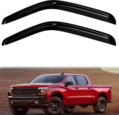 Miniatura 51 de Viseras de ventana protectores de lluvia para Chevy Equinox 2018 2019 2020 2021 2022 2023 2024