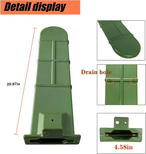 Miniatura 5 de Soporte universal para motosierra con kit de montaje para tractores, ATV, UTV, camiones, vehículos utilitarios, kit de soporte de motosierra