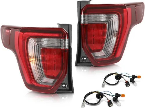 Miniatura 13 de GRAND ORANGE Conjunto de luces traseras, lámpara trasera izquierda del lado del conductor, luz de freno compatible con Ford Focus 4 puertas Sedan