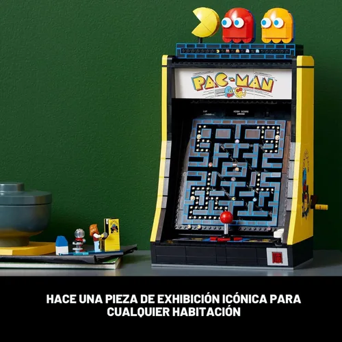 Miniatura 6 de LEGO Icons PAC-Man Juegos de Construcción Arcade para Adultos - Decoración Coleccionable para Oficina, Estantería o Dormitorio - Regalos