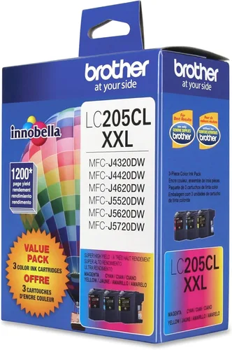 Miniatura 3 de Brother LC2053PKS - Cartucho de tinta de color de repuesto de alto rendimiento, incluye 1 cartucho de tinta de color cian, magenta y amarillo
