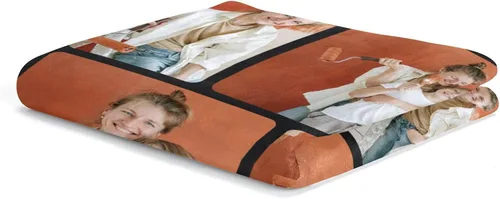 Miniatura 6 de inkArts Mantas personalizadas con fotos para la familia, manta de fotos personalizada, mantas personalizadas con fotos como regalos para Navidad, 8