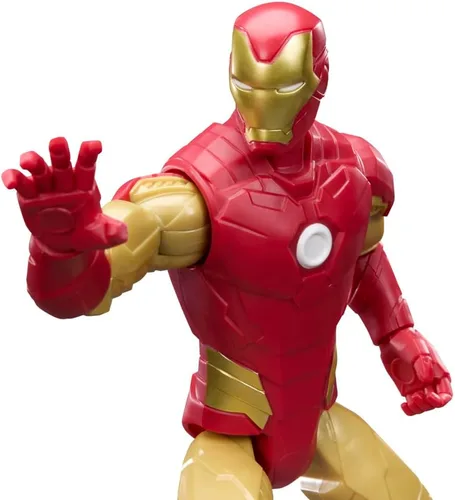 Miniatura 8 de AVENGERS Marvel Titan Series Iron Man - Figura de acción de 11.5 pulgadas (11.5 in), figuras de superhéroes y juguetes para niños, a partir de 4 años