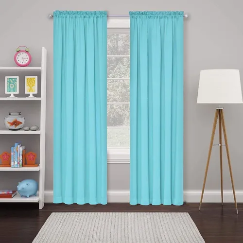 Miniatura 15 de Eclipse Cortina Sólida Thermapanel para Oscurecer la Habitación con Bolsillo para Barra, Cortina de Ventana para Dormitorio y Sala de Estar