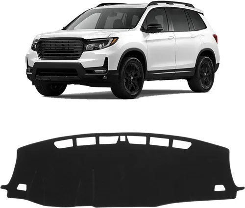 Miniatura 11 de KUST Cubierta negra para tablero de Toyota RAV4 2013-2018 para conducción con mano izquierda, antideslizante, cubierta de tablero de consola