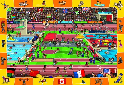Miniatura 2 de EuroGraphics Spot & Find Olympics Puzzle (100 piezas)