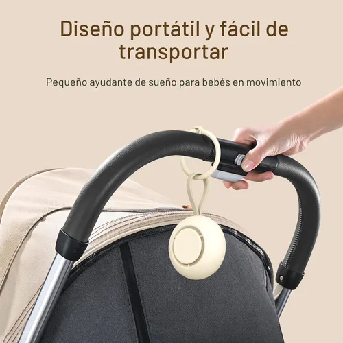 Miniatura 5 de Máquina de sonido portátil para bebés [ruido blanco para bebés, niños y adultos] [función de temporizador] [12 sonidos relajantes]