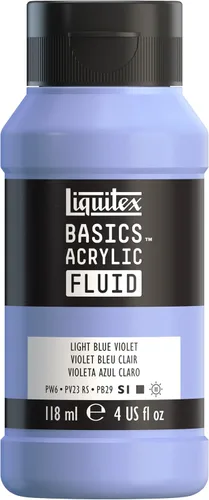 Miniatura 9 de Liquitex BASICS Pintura acrílica fluida, botella de 118ml (4 onzas), tono amarillo cadmio medio Tono medio amarillo cadmio