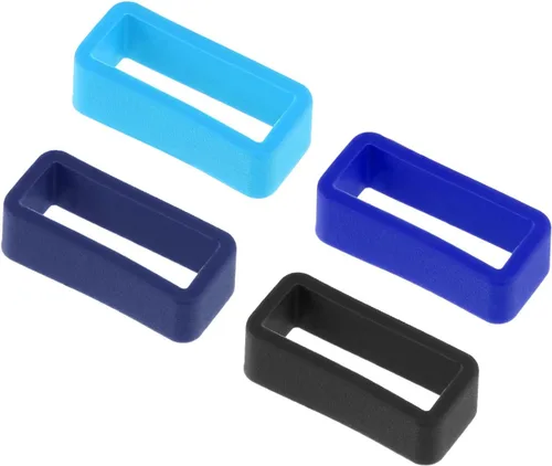Miniatura 4 de uxcell Bucles para correa de reloj, goma de repuesto de silicona para reloj