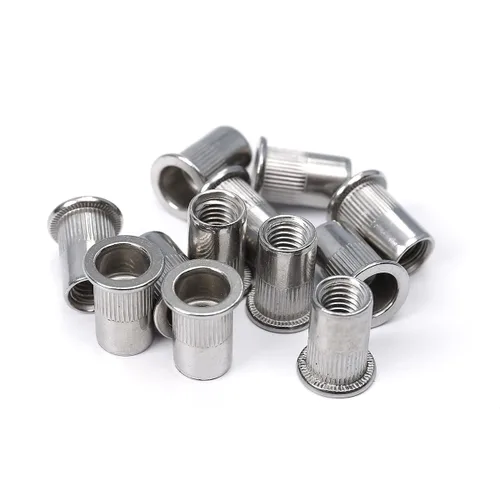 Miniatura 3 de Tuercas y pernos de remache de acero inoxidable 1/4-20 y pernos de 1" de cabeza de botón con tornillos de casquillo de tuerca de 1/4-20 Arandelas